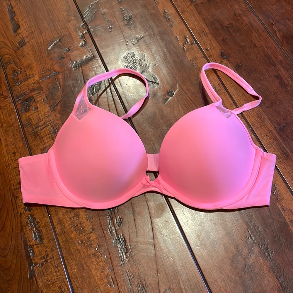 Hot Pink Victoria secret push-up bra size 36-B